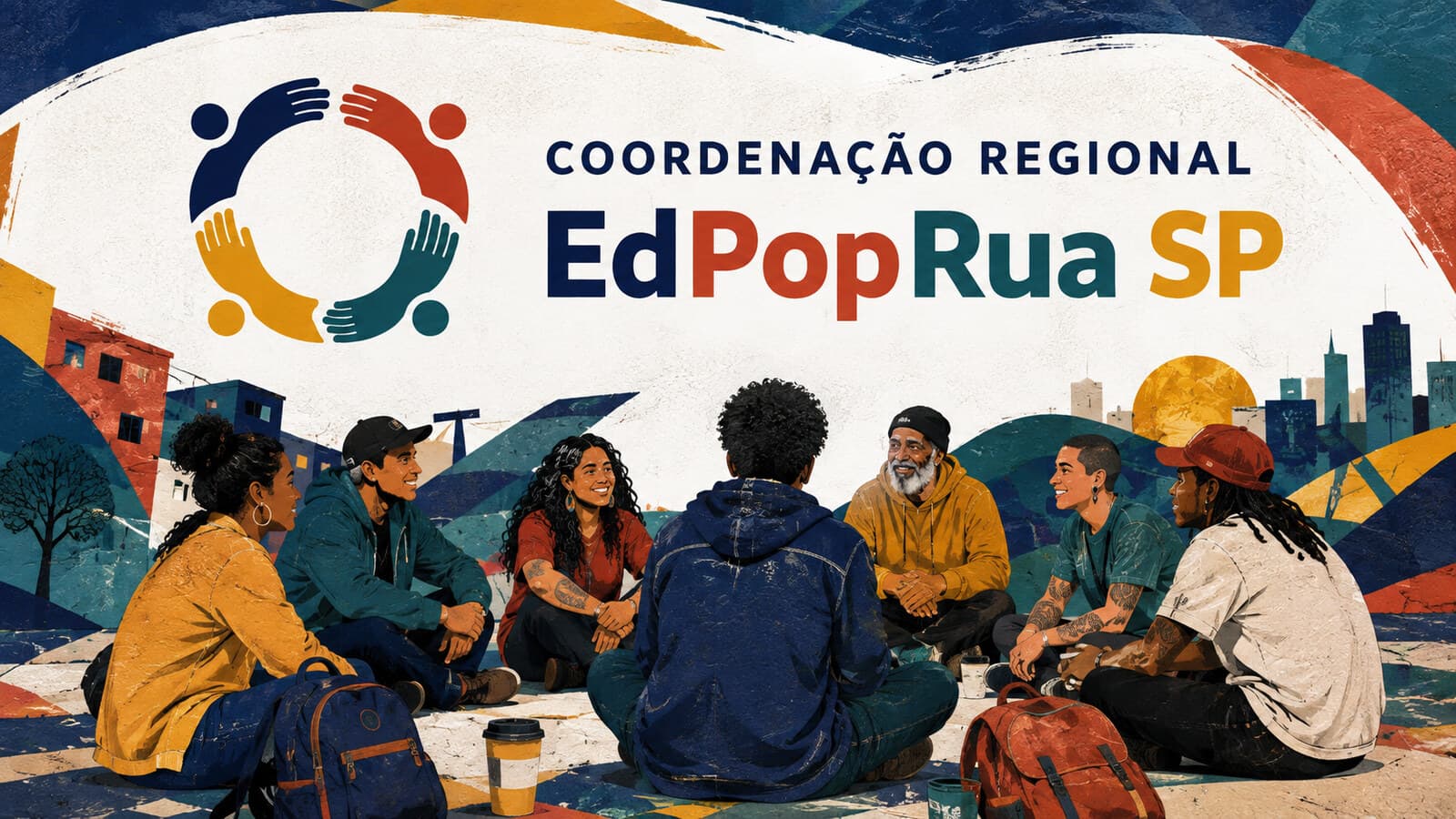 Coordenação Regional EdPopRua São Paulo em arte urbana institucional