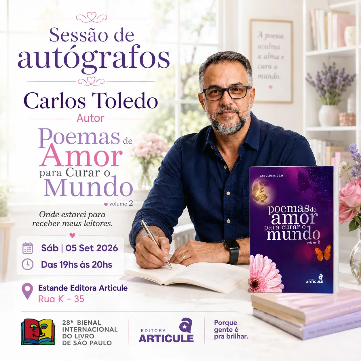 Poemas de Amor para Curar o Mundo na Bienal do Livro de São Paulo — imagem 9 de 13